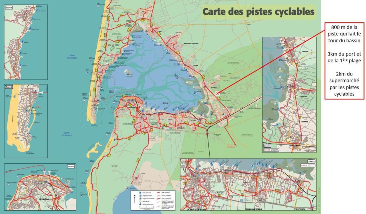 Gite Cala Verde Jardin, A 4Km De La Premiere Plage Audenge Eksteriør bilde